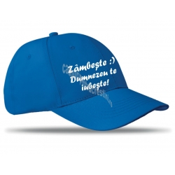 Sapca albastra - Zambeste, Dumnezeu te iubeste!